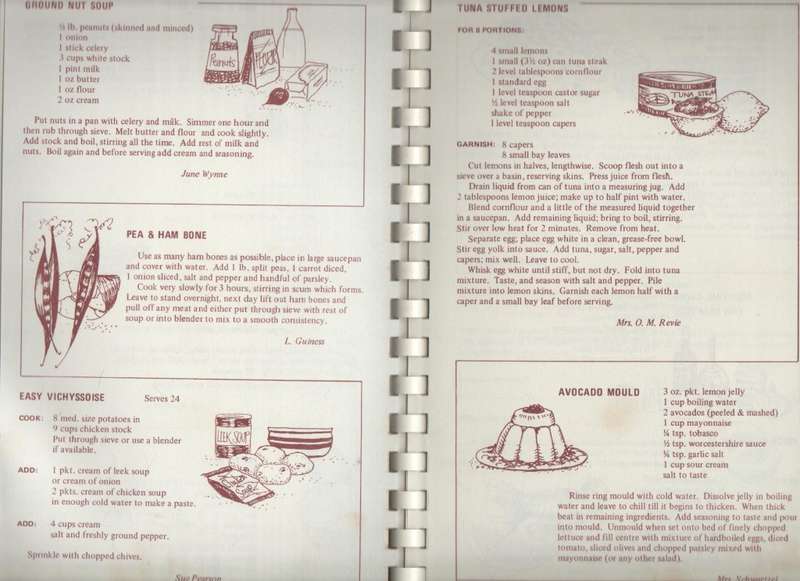 COOKERY BOOK - COLLEGIATE JUNIOR SCHOOL FOR GIRLS (2ND EDITION 1971)