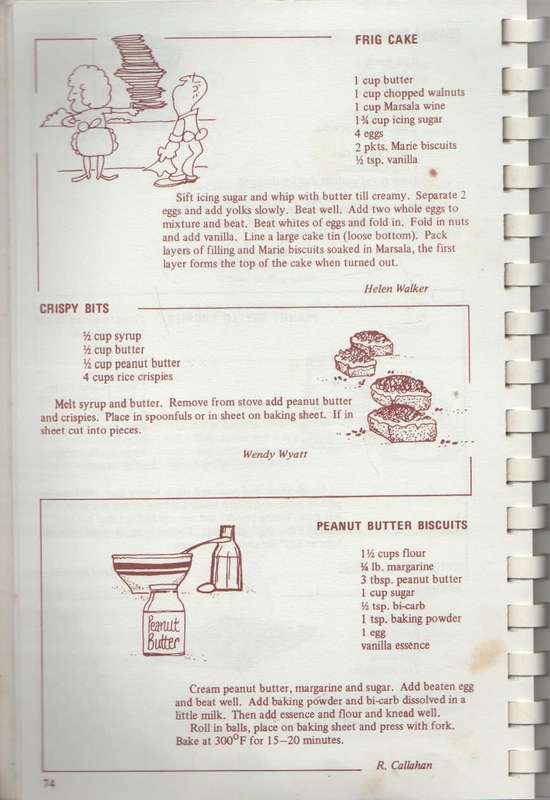 COOKERY BOOK - COLLEGIATE JUNIOR SCHOOL FOR GIRLS (2ND EDITION 1971)