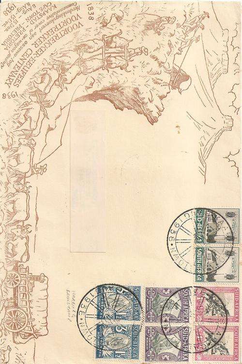 1938 Voortrekker cover Cape Town CDS