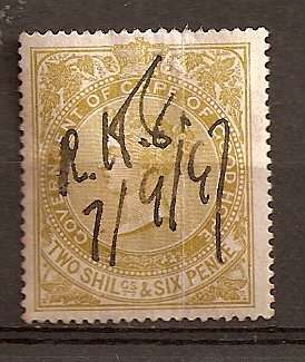 1876 QV 2s6d Brown
