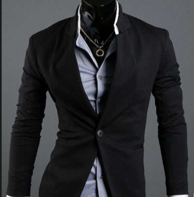****Stylish Single Button Men's Suit Jacket****