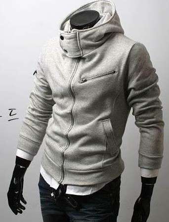 Smart And Stylish Light Grey Cotton Coat