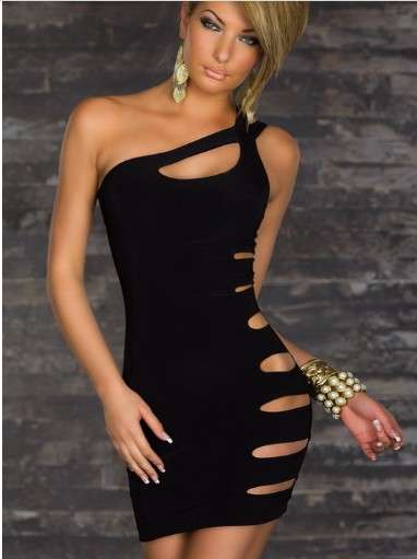 Sexy Black Cocktail/Club Dress