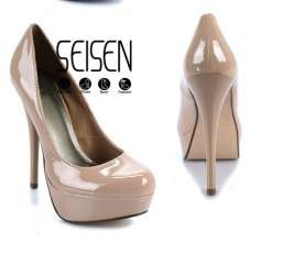 Hot Collection! Designer Waterproof Stilletto Pumps! Available in Black and Nude.