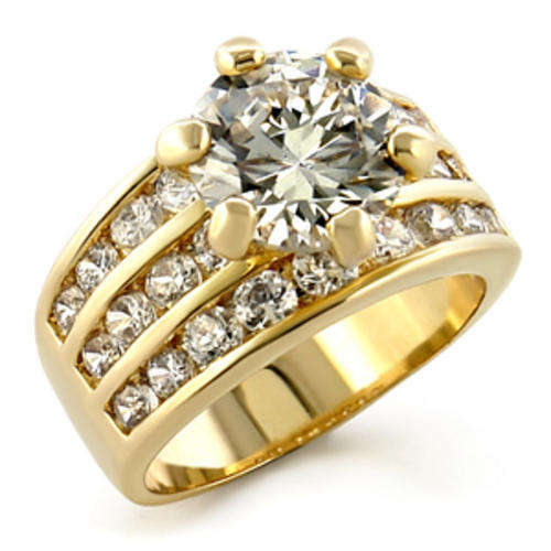 *FREE Valentine's GIFT with the purchase of this...* Clear CZ Ring - Size 8