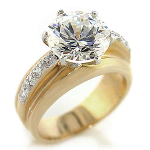 *FREE Valentine's GIFT with the purchase of this...* 5 Carat Clear CZ Ring- Size 7