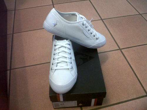 Le coq sportif Deauville plus leather shoe-white-Half Price!!!!