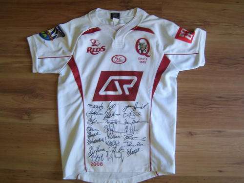 Signed Reds Super 14 Jersey 2008