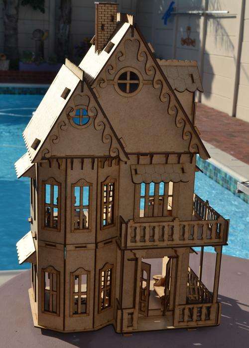 Laser Cut Dollhouse