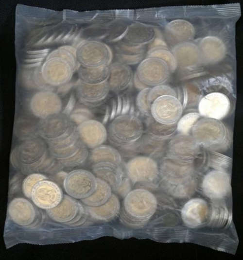 "Extremely Rare!" - Sealed bag of 400 x R5 - 90th Anniversary of the SARB Ft Nelson Mandela