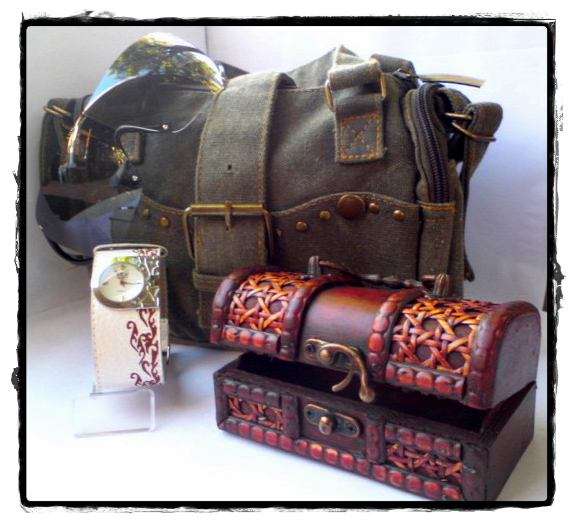 GIFT SET FOR HER:  Handbag + Watch + sunglasses + Jewellery Box
