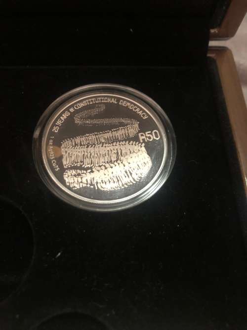 Democracy 2019 one Ounce Silver and Bronze Proof