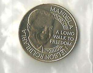 MANDELA SCARCE MANDELA BRONZE MEDAL - BY MINT OF NORWAY