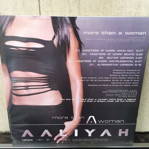 AALIYAH - More Than A Woman 2x12` vinyl