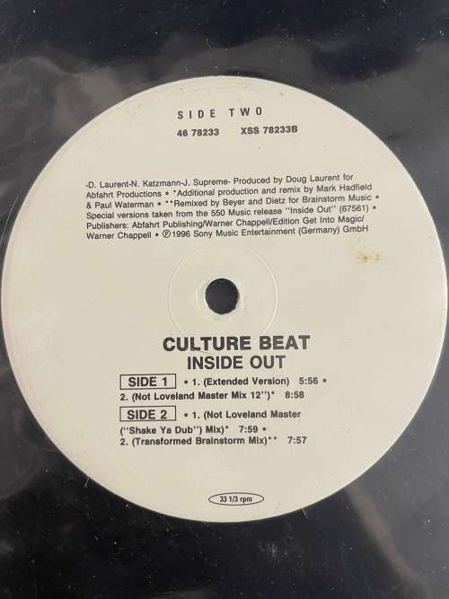 Culture Beat - inside out - LP