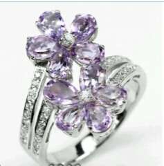 Natural Amethyst Ring