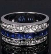 Blue Sapphire Ring Size 7