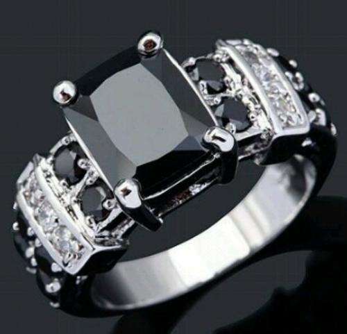 New design Black Sapphire ring