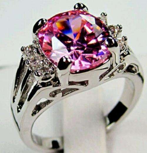 Pink Sapphire Ring Size 7