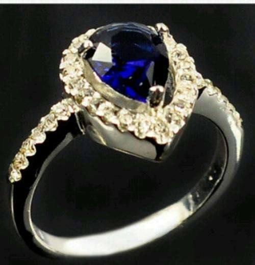 Blue Sapphire Ring Size 7