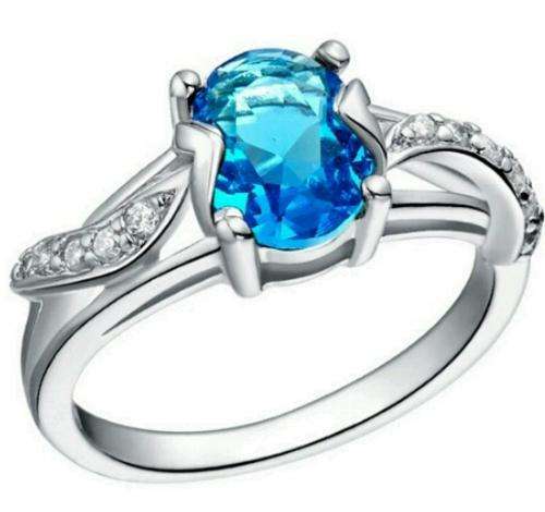 Aquamarine Ring Size 8