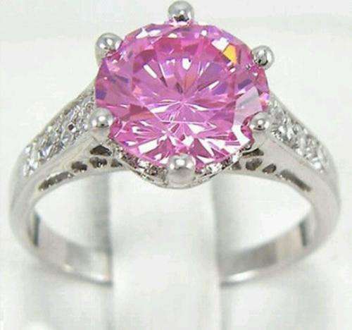 Pink Sapphire Ring Size 6