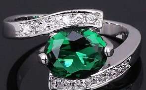 Emerald Ring size 8