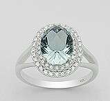Stunning solid sterling     Light Green Topaz   Ring      size 6