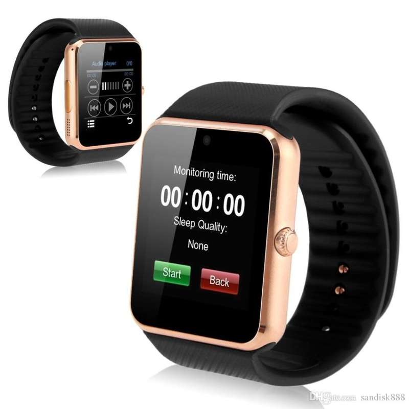 GT08 SMART WATCH WITH BLUETOOTH, SIM & SD CARD SLOTS *FAST DELIVERY* GOLD COLOUR* 1 WEEK SPECIAL*