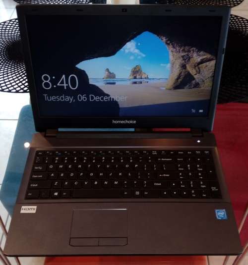 Homechoice (Proline) Laptop As New, Windows 10 Celeron N3060, 1.6GHZ, 2GB RAM, 500GB Hard drive