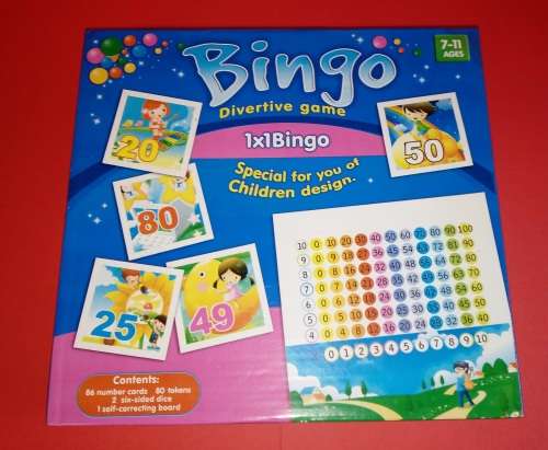Bingo Divertive Game Ages 7-11 New