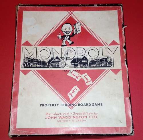 Vintage Monopoly Board Game 1940s No Board RARE