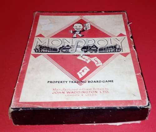 Vintage Monopoly Board Game 1940s No Board RARE
