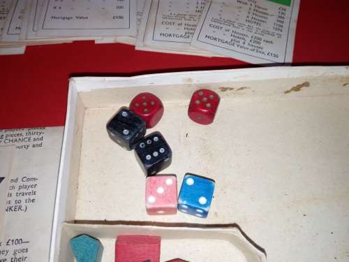 Vintage Monopoly Board Game 1940s No Board RARE