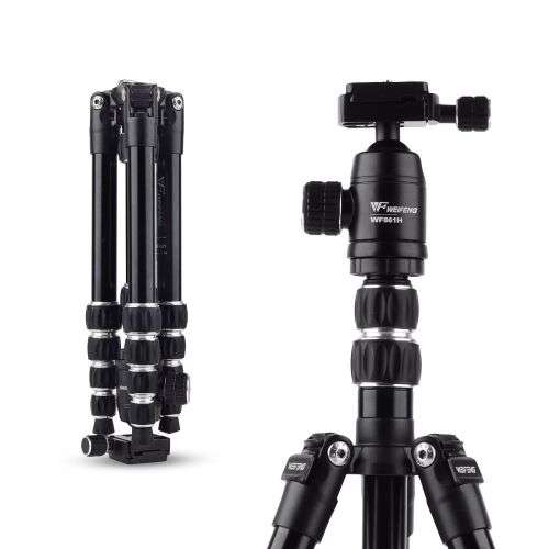 Weifeng WF-861 aluminium alloy travel photo tripod. Local stock.