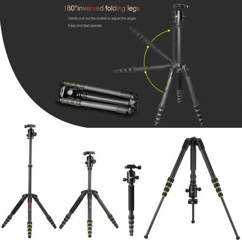 Carbon Fiber Travel Tripod with Ball Head OBO TS360C. Local stock.