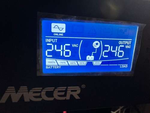LOAD SHEDDING BUSTER!!! Mecer 2400VA 1440W 24V Inverter - 2 Batteries Required
