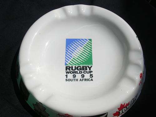 Rugby 1995 world cup ashtray, condition excellent, unused, see pictures