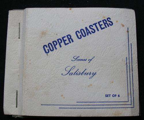 Cpper coasters, scenes of Salisbury, Rhodesia, condition, unopened