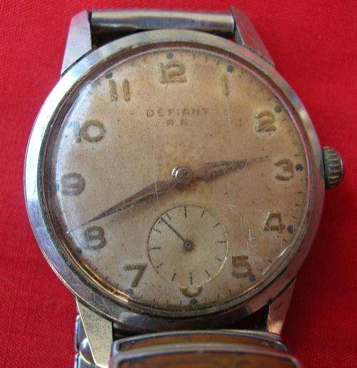 Old "Defient" RR watch Swiss made, not in working condition