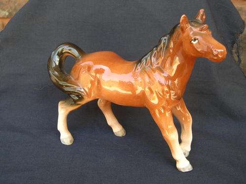Old / Vintage Horse Ornament "KIC Japan" 17cm across, 14,5cm's high, Condition very Good