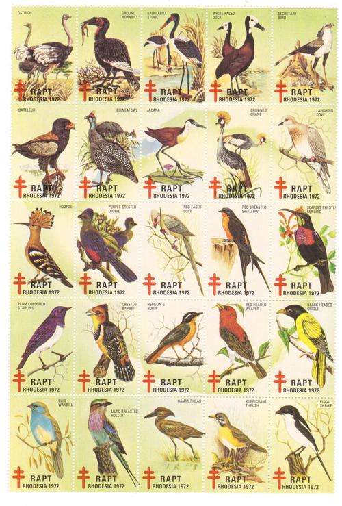 Rhodesia Christmas stamps 1972, condition very good see scan for details