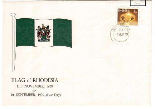 Rhodesia FDC. Flag of Rhodesia. dd 01 Sept 1979. see scans for details