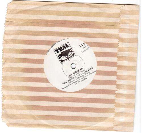 Vinyl 7 single Mike Westcott & Leprechaun. All shook up & Its a long way to Mukumbura, see scans