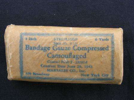 Bandage (world war 2) contract date June 29 1943