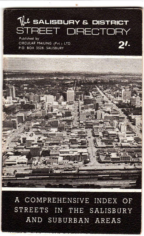 Salisbury and District Street Directory, condition good. No year given