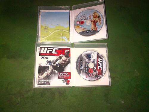 PS3 games GTA5 + UFC3