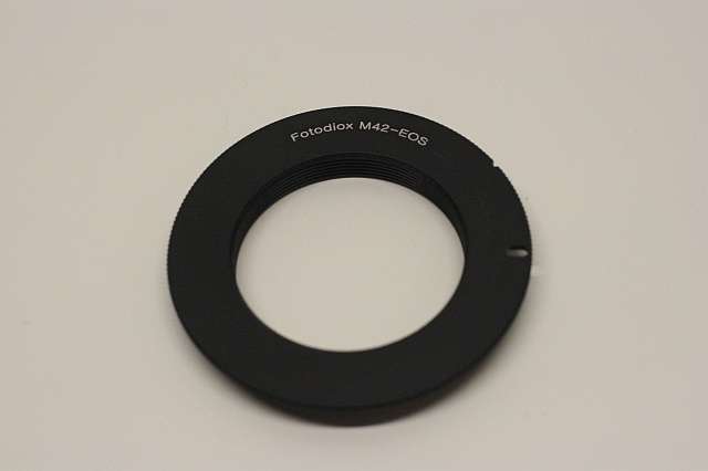 Fotodiox M42-to-EOS adapter