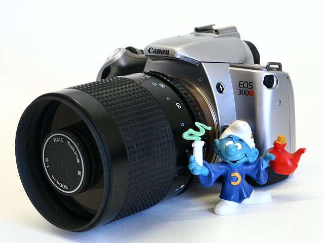 Tokina RMC 500mm f/8 for Canon EOS, plus trimmings ...