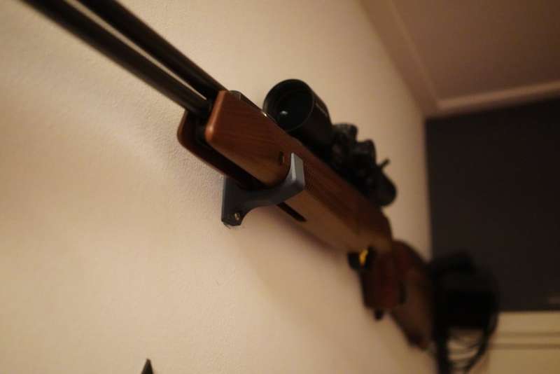 rifle wall mount bracket set